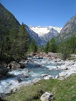 torrente in montagna