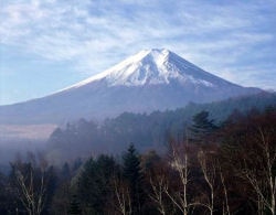 monte fuji giappone montagna cima vetta