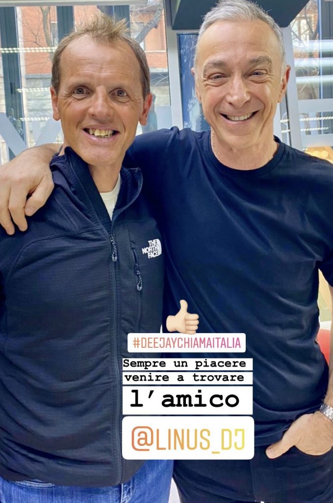 Simone Moro e Linus. Foto @ IG Simone Moro