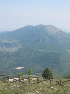 Veduta del monte Tezio