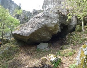 Un sasso della Val di Mello