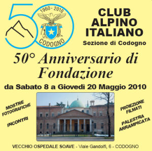 cai codogno, locandina anniversario