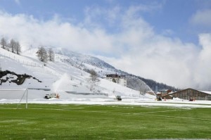 Il campo di calcio del Sestriere Il campo di calcio del Sestriere