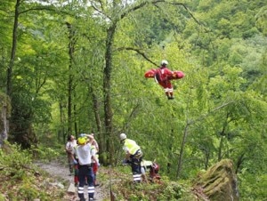 Soccorso in valle Onsernone