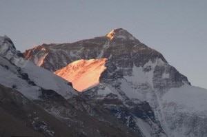 Everest dal versante tibetano