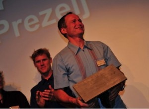 marko prezelj con l'eiger award