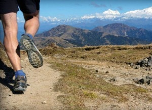 Corsa in montagna