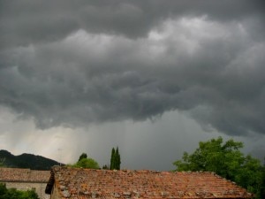 Piogge e temporali al Nord Italia