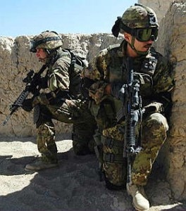 I militari italiani impegnati in Afghanistan