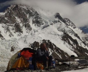 Maurizio Gallo al campo base del K2