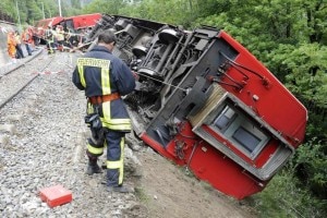 Il deragliamento del treno