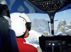 L'elicottero di soccorso