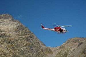Un elicottero di soccorso