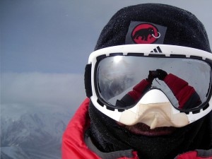 Stangl sulla cima del K2