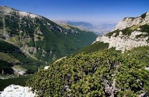 La zona in cui si è persa la famiglia