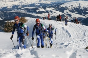 Nazionale italiana di scialpinismo in gara