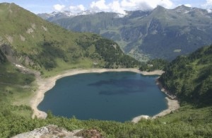 Il lago di Tremorgio, in Alta Valle Leventina