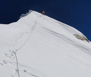 Salita al Manaslu della spedizione italo-svizzera (Photo Mario Castiglioni)