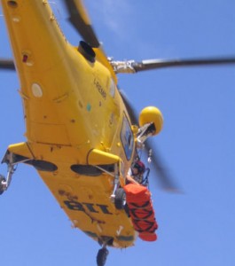 L'elicottero del Soccorso alpino