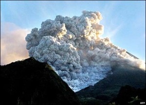 L'eruzione del Merapi