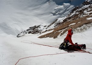 Nuova via sul Kyzyl Asker (Photo Franz Walter)