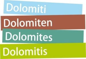 Secondo classificato logo Dolomiti Unesco