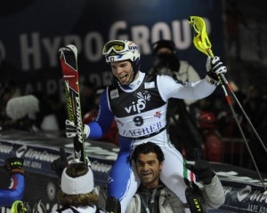 Alberto Tomba e Razzoli alle Olimpiadi di Vancouver