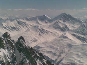 Le Alpi viste da Punta Helbronner