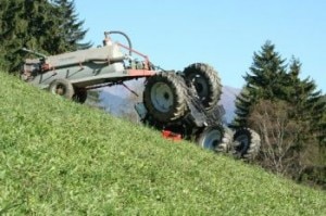 Il ribaltamento di un trattore