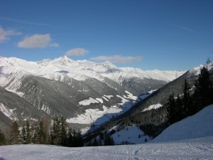 Veduta della Vetta d'Italia e del confine con l'Austria