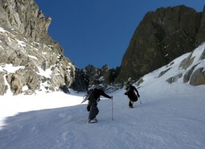 Col du Brouillard couloir sud ovest  (Photo snowhow.it - Davide Capozzi)