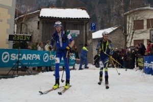 Eydallin e Trento all'arrivo della gara (Photo courtesy www.claut2011.org)