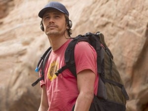 James Franco nei panni di Aron Ralston in 127 ore