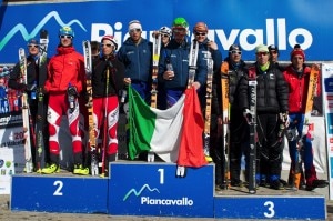 Mondiali di Claut, podio staffetta (Photo courtesy Areaphoto)