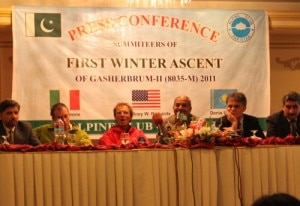 Conferenza Simone Moro e Denis Urubko a Islamabad