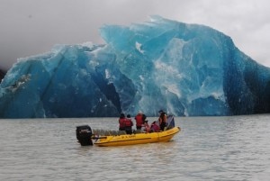 Gli iceberg nel lago Tasman