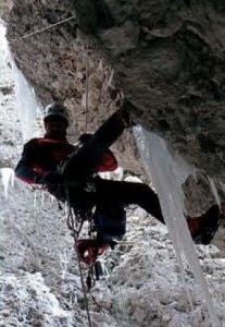 Dry tooling Città della Pietra (Photo Pino Sabbatini)