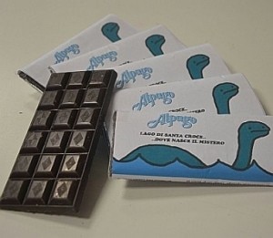 Il cioccolato del drago del lago (Photo Corriere delle Alpi)