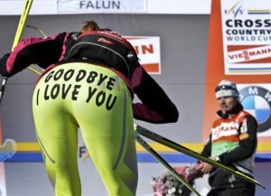 L'addio ai fan di Petra Majdic (Photo Repubblica.it)
