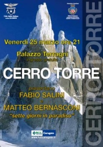 Locandina della serata di Salini e Bernasconi a Lissone Locandina della serata di Salini e Bernasconi a Lissone