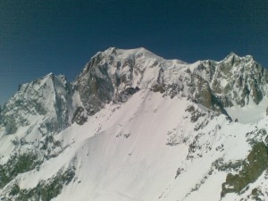 Il Monte Bianco da Punta Helbronner