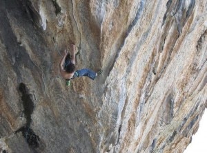 Adam Ondra su Chilam Balam (Photo courtesy UKclimbing.com)