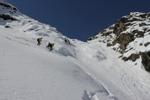 Bernina - SassoNero in freeride (Photo Luca Maspes courtesy of masinoclimbing.blogspot.com)