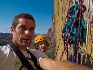 Dal Pra e Adam Ondra (Photo Climb for life)