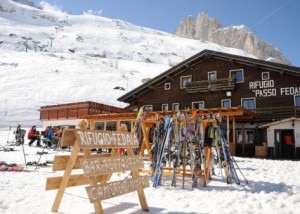 Rifugio Fedaia in Marmolada