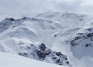 Val Anniviers - la valanga gigante (Photo courtesy www.planetski.eu)