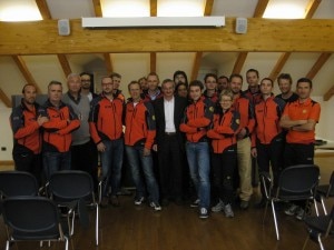 Simone con la squadra Cnsas Bolzano