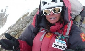 Gerlinde Kaltenbrunner al K2 nel 2010