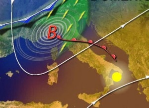 Previsioni per domenica 15 maggio (Photo courtesy www.3bmeteo.com)