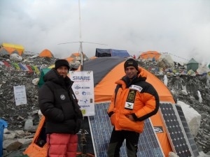 Nardi e Bernasconi al campo base